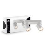 D'Lite Tak Spot Clio Hvit Vippbar| Egnet for 2x GU10