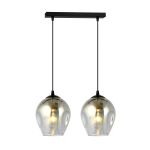Emibig Pendel Lampe Istar Stål Svart | Egnet for 2x E27 - Max 10W