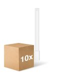 Fordelspakning 10x Ledvance Dulux-L LED 18W - 840 Kald Hvit | 4-Stift - Erstatter 36W