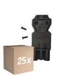 Fordelspakning 25x Noxion GST - Kompatibel Koblingsstykke - Male - 3 pole