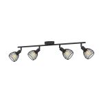 Eglo Taklampe Sonni Stål Svart | IP20 - Egnet for 4x E14 