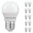 Fordelspakning 10x Noxion Lucent Classic LED E27 Ball Matt 4.5W 470lm - 827 Ekstra Varm Hvit | Erstatter 40W