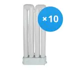 Fordelspakning 10x Osram Dulux F 36W 830 | varm hvit - 4-stift